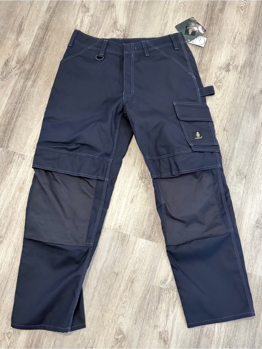 Mascot Houston 10179 Industry Work Pants Mens 34x29 Blue Cargo NEW